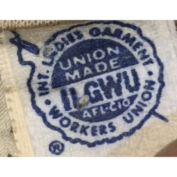 Vintage Wool Coat Medium Mary Lane 1960s Fur Collar Long Mid Century Bonded Knit - Picture 10 of 12